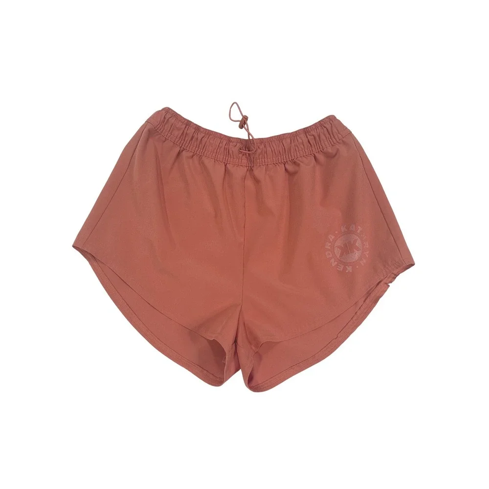 Gymshark Womens KK FIT Burnt Orange Woven‎ Running Shorts Workout size XS